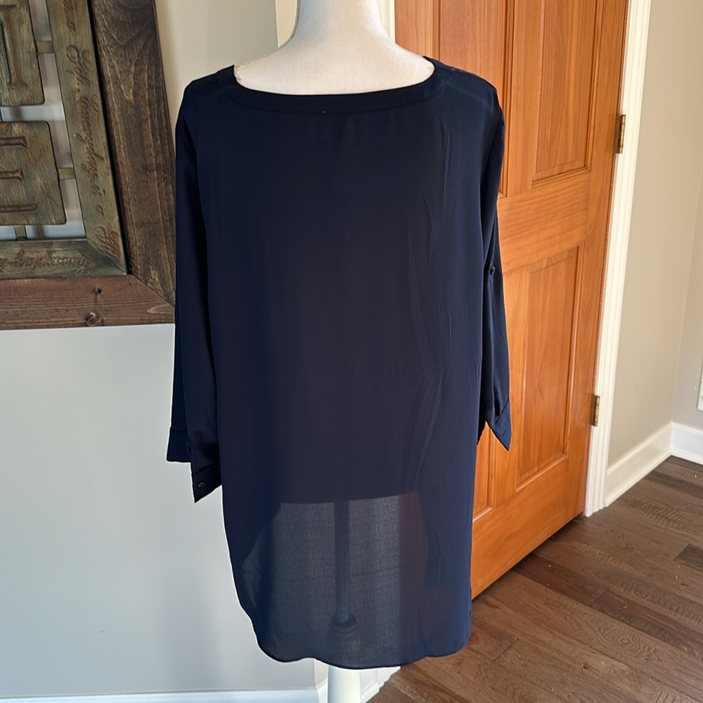 The Limited Navy Blouse - Picture 2 of 5